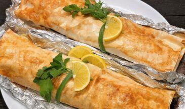 Рыба в лаваше в духовке — сочная, без запаха, с хрустящей корочкой. Рецепт на 2 порции, 30 минут