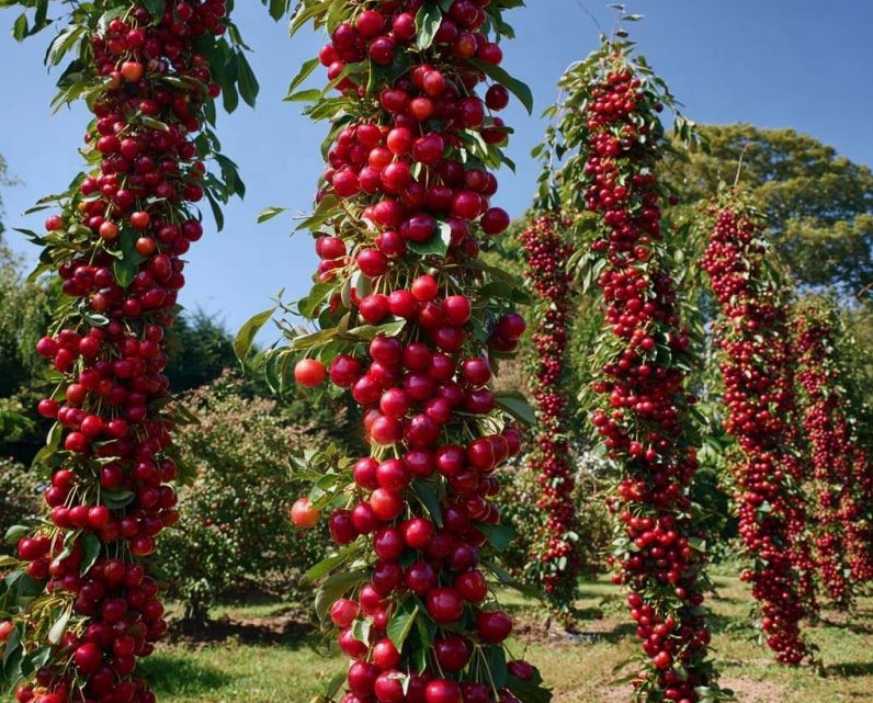 Колоновидные яблони живут недолго — если не знать этот приём: как заставить дерево плодоносить в 2 раза дольше