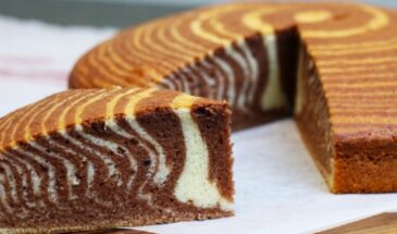 Пирог «Зебра» за 5 минут замеса: проще кексов и вкуснее любого магазинного десерта