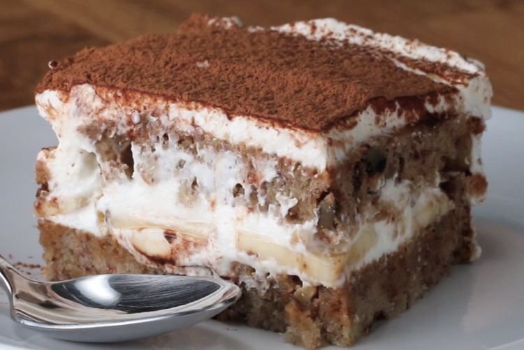 Тирамису без сахара: банановый десерт за 20 минут — тает во рту, не вредит фигуре