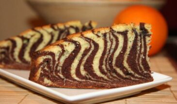 Торт без духовки за час: апельсиновая Зебра, которая удивит всех