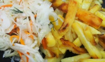 Жареная картошка с квашеной капустой: секрет сочетания — превращает обычный ужин в кулинарный шедевр