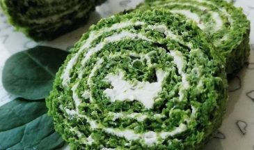 Рулет из шпината: один приём с белками — и закуска исчезает со стола за минуты