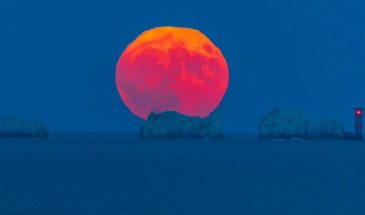 «Клубничная Луна» устроила грандиозное шоу: редкое лунное затмение увидели миллионы людей