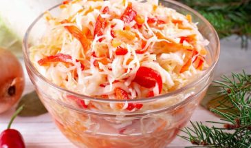 К жареной картошке вкуснейшая закуска: квашеная капуста с перцем и тмином за 20 минут