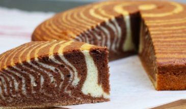 Пирог «Зебра»: замес за 5 минут — вкуснее магазинного!